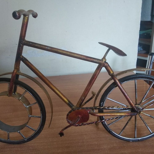 Metal decorative bicycle used