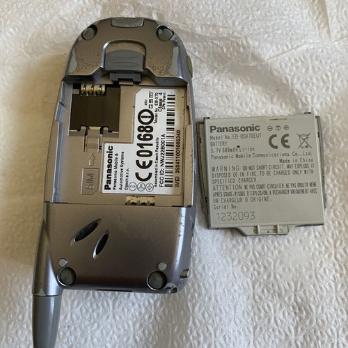 Panasonic EB-X70 collectible mobile phone used
