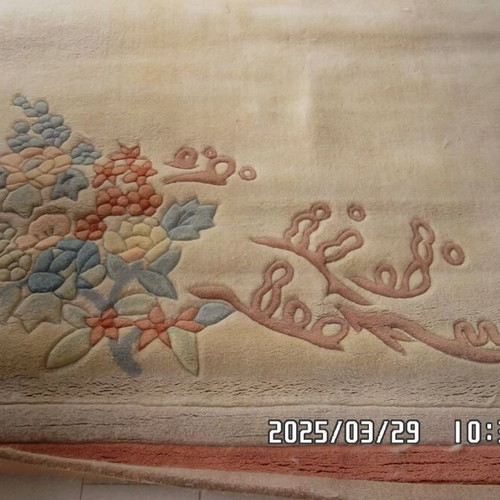 Wool rug thick used 3 m x 1.95 m with cover