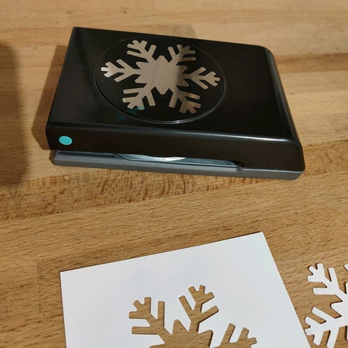 Snowflake paper punch used