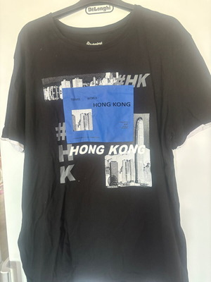 Admiral men's t-shirt XL like new, black and blue