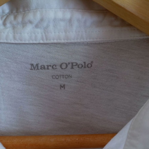 Marc O'Polo White Polo Shirt like new, 100% cotton, women's M