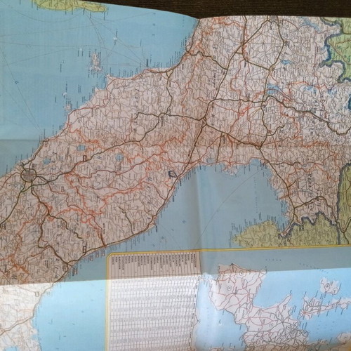 Italy map used in good condition