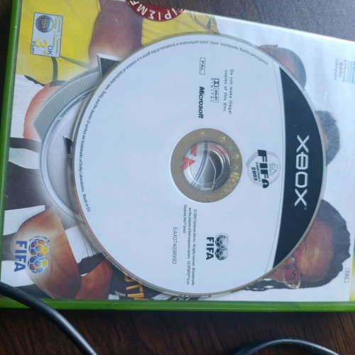 Xbox Original used with controller and FIFA 2003 game