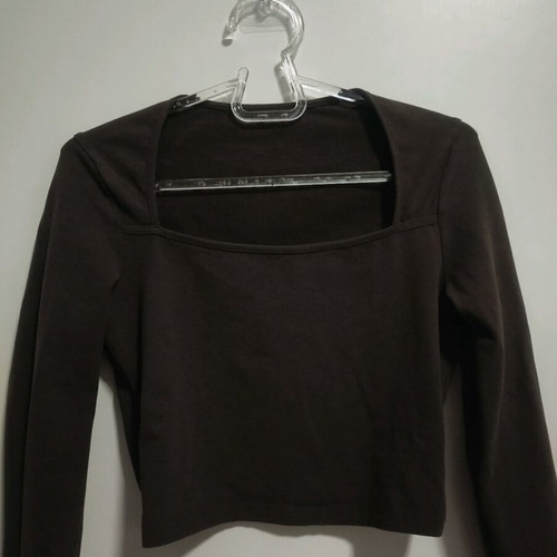Shein brown blouse like new, size S-M, 94% cotton