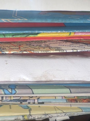 Maps used, large rare collection
