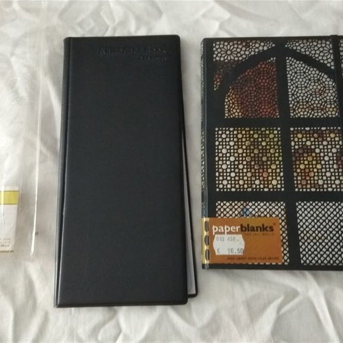 Paperblanks notebook new with 240-card holder
