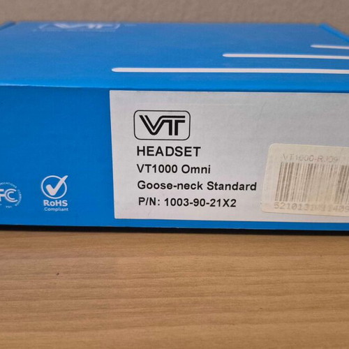 VT1000 Omni headset with RJ09 for professional IP/VoIP phones, set of 2