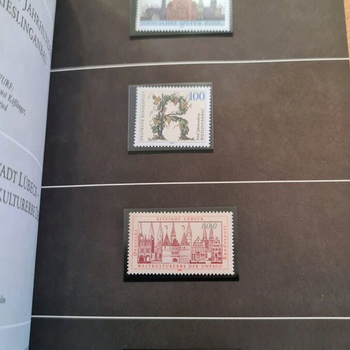 German stamps collectible album new 1990
