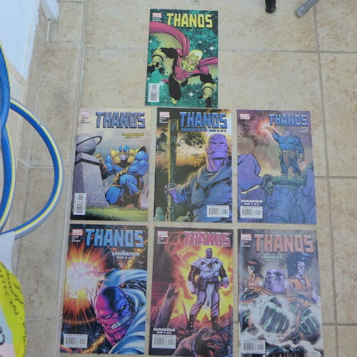 Thanos issues 7-12 used, includes free issue 2 by Jim Starling