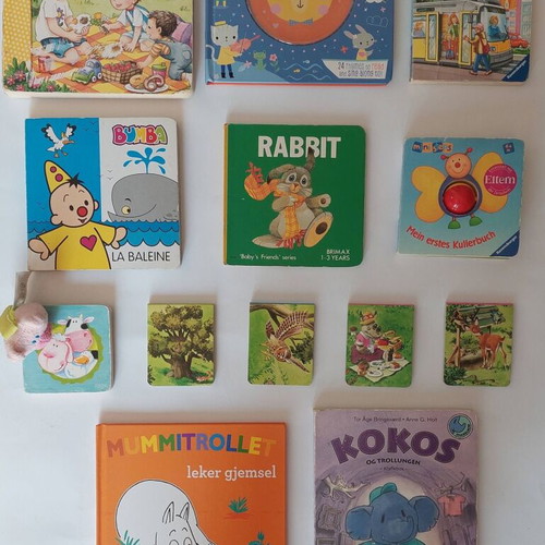 Set of used children's books in Greek