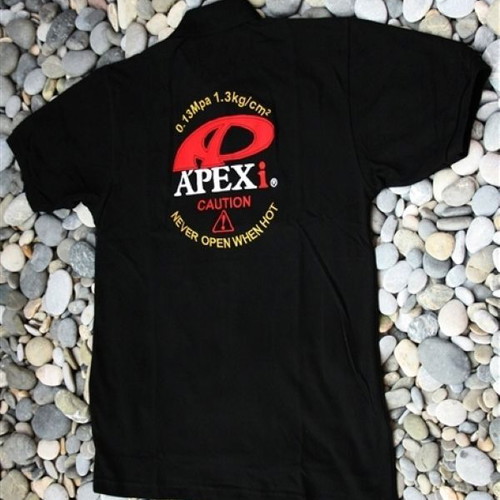 Apexi Polo T-Shirt KAP233 Turbo men's short sleeve cotton