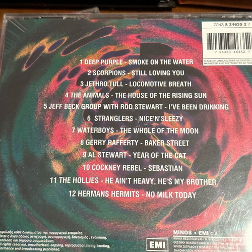 5 Rock collections used, 11 foreign and Greek CDs