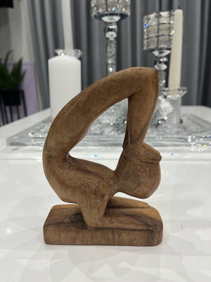 Decorative figure used, wood, modern design