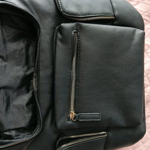 Backpack black Spiral like new with multiple external pockets