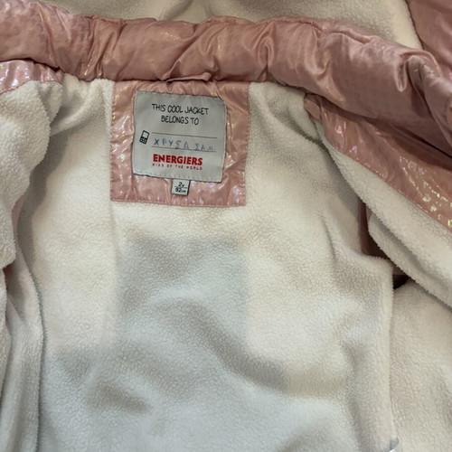 Energiers toddler pink casual jacket with hood, 2 years