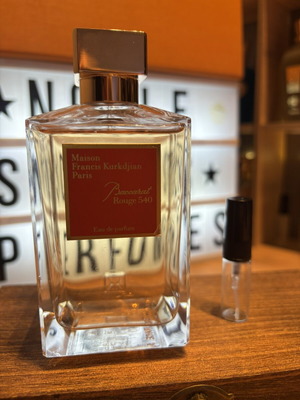 Maison Francis Kurkdjian Baccarat Rouge 540 3ml decant