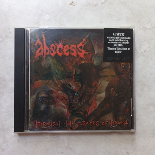 Abscess Through the Cracks of Death CD, death metal