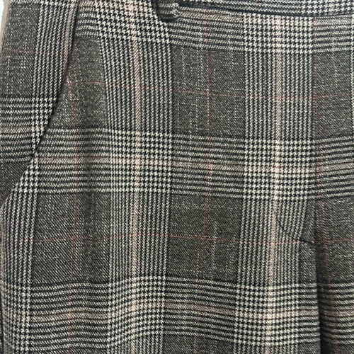 H&M checked suit trousers brown beige, like new