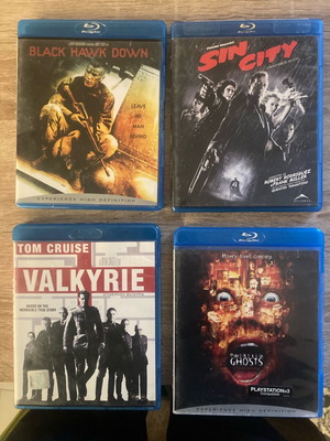Blu-ray movies used, action and adventure pack