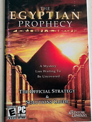 The Egyptian Prophecy (Egypt III) used strategy guide