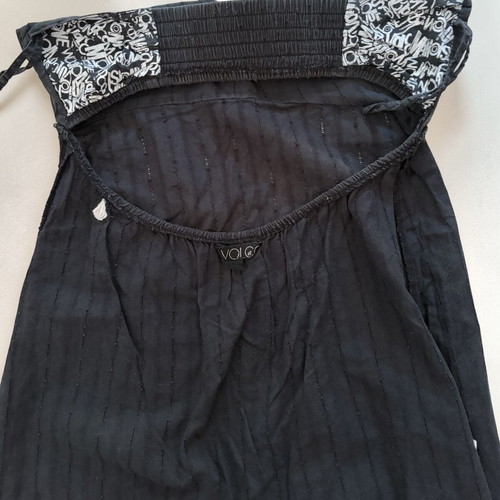 Volcom Black Strapless Top Medium used