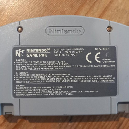 Twisted Edge Snowboarding Nintendo 64 PAL cartridge