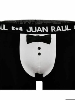 Juan Raul Ανδρικό Boxer με digital print. Πακέτο 3 τμχ