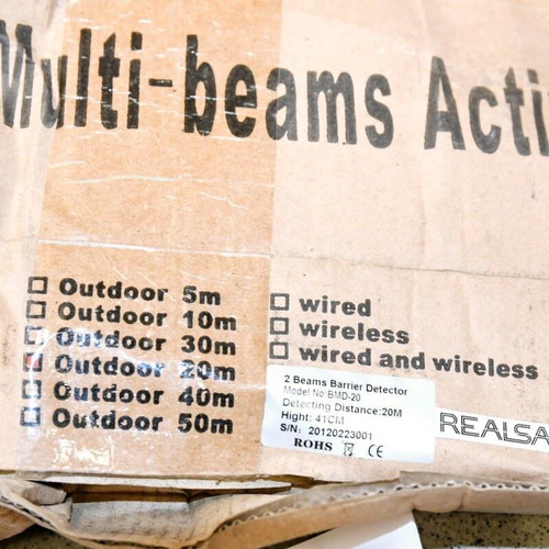 Infrared Barrier Multi Beam BMD-20 Beam Sensors Set of 2 New