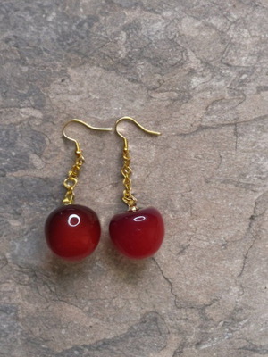 earrings of cherry