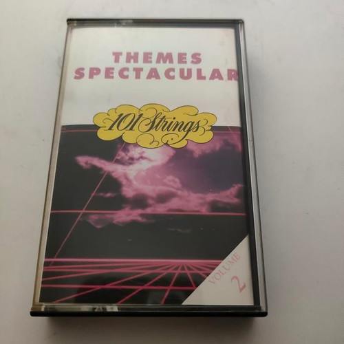101 Strings Themes Spectacular Volume 2 cassette tape like new