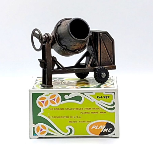 Playme DieCast Cement Mixer Pencil Sharpener new, vintage 1970