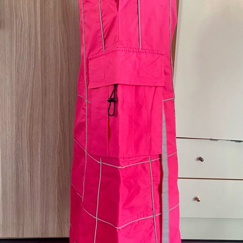 Cybergoth long pink skirt like new, size S