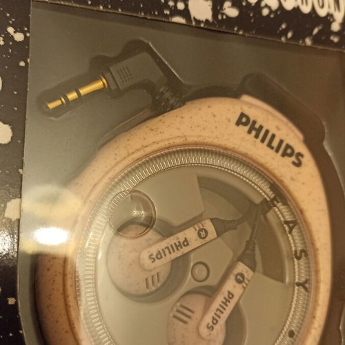 Philips Retro Vintage 80s 90s Ear Bud Headphones New