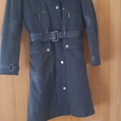 BSB coat like new, warm, size S, long with leather details