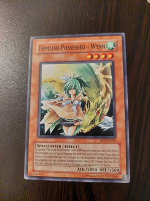 Yu-Gi-Oh Familiar-Possessed Wynn κάρτα
