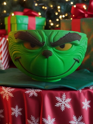 Grinch bowl new with vivid colors