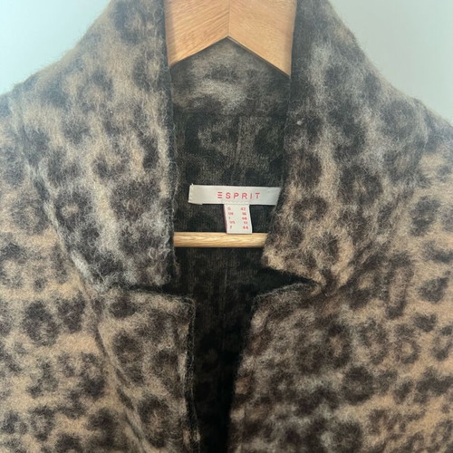 Esprit leopard print vest like new, size 42