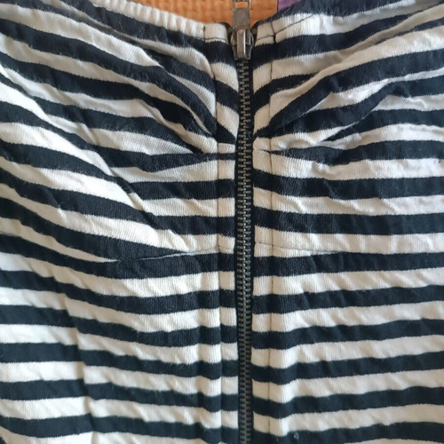 Behrska strapless dress medium black and white like new
