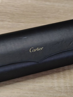 Cartier glasses case used, black