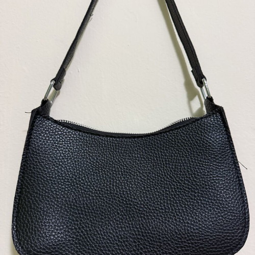 Shein black shoulder bag baguette style like new