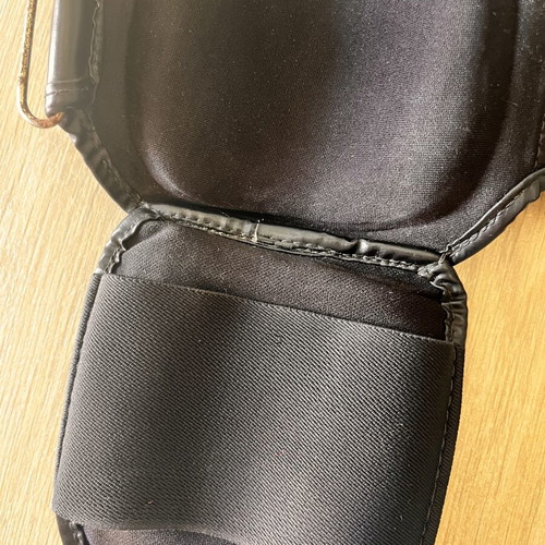 Twins Small Leather Shin Guards used with elbow pads and groin guard