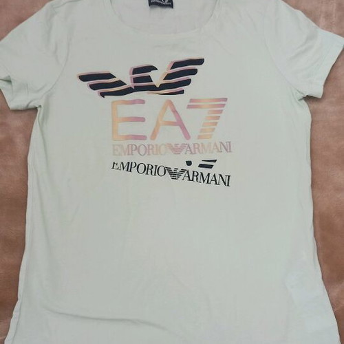 T-shirt Emporio Armani new, pistachio color
