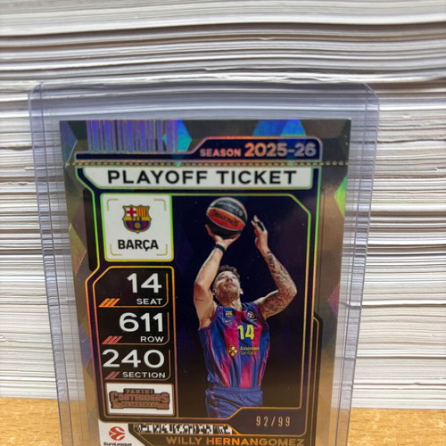 Euroleague Contenders Playoff Ticket 2025-26 Willy Hernangomez new
