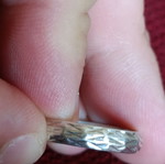 Silver 925 handmade ring, size 60