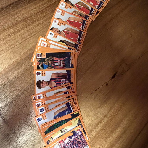 Euroleague 2024-25 Panini basketball stickers, 38 pieces