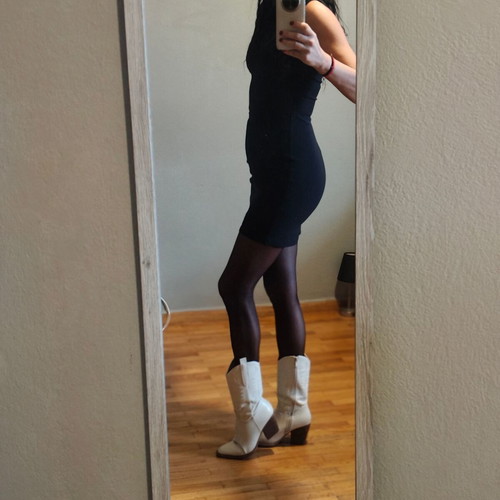Mini dress black tight Bershka new, size S