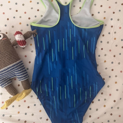 Admiral swimsuit for girl size 6 used, blue