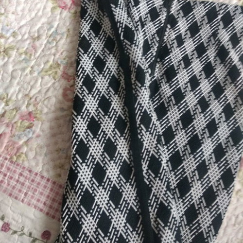 Taifun checked skirt like new, black and white, size S