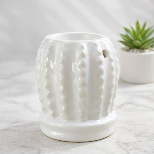 Ceramic wax melt burner cactus shape new
